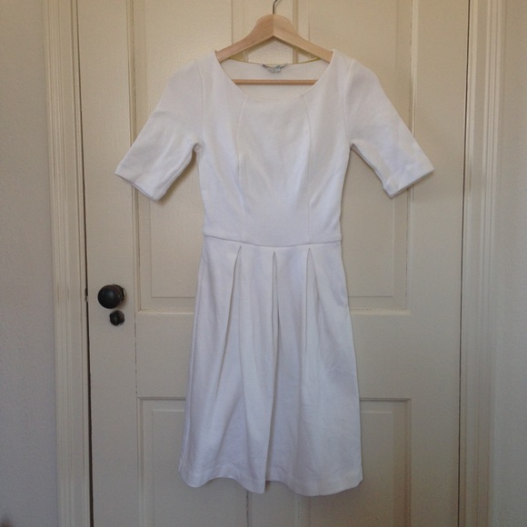 white dress boden